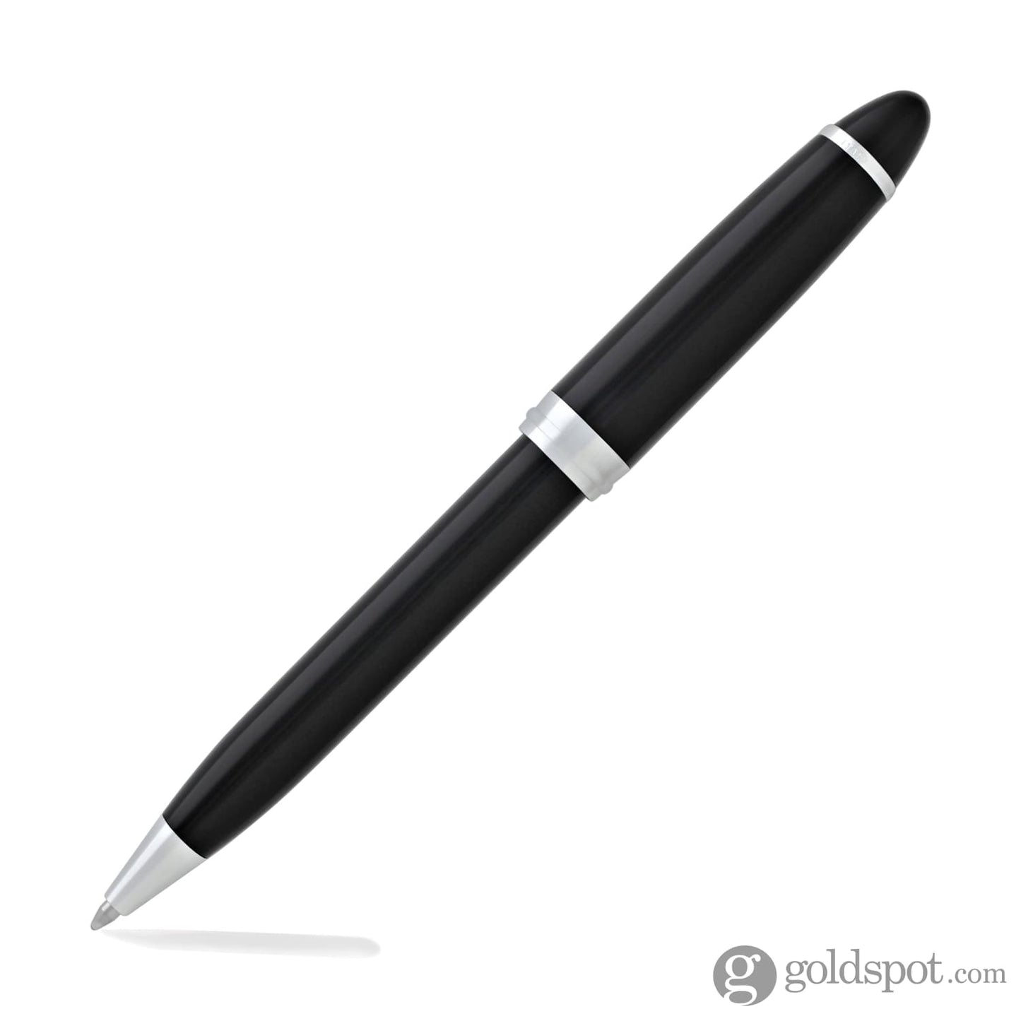 Aurora Ipsilon Deluxe Ballpoint Pen in Black with Chrome Trim Ballpoint Pen
