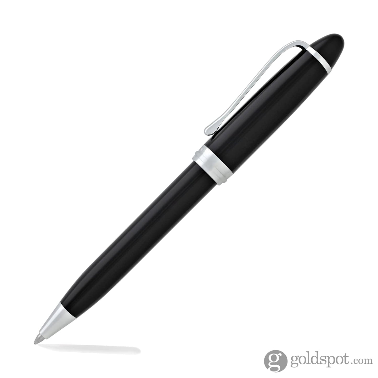 Aurora Ipsilon Deluxe Ballpoint Pen in Black with Chrome Trim Ballpoint Pen