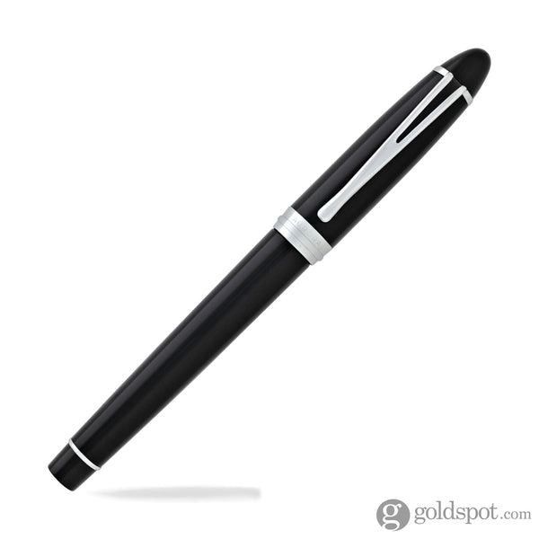 Aurora Ipsilon Deluxe Rollerball Pen in Black with Chrome Trim Rollerball Pen