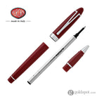 Aurora Ipsilon Deluxe Rollerball Pen in Red with Chrome Trim Rollerball Pen
