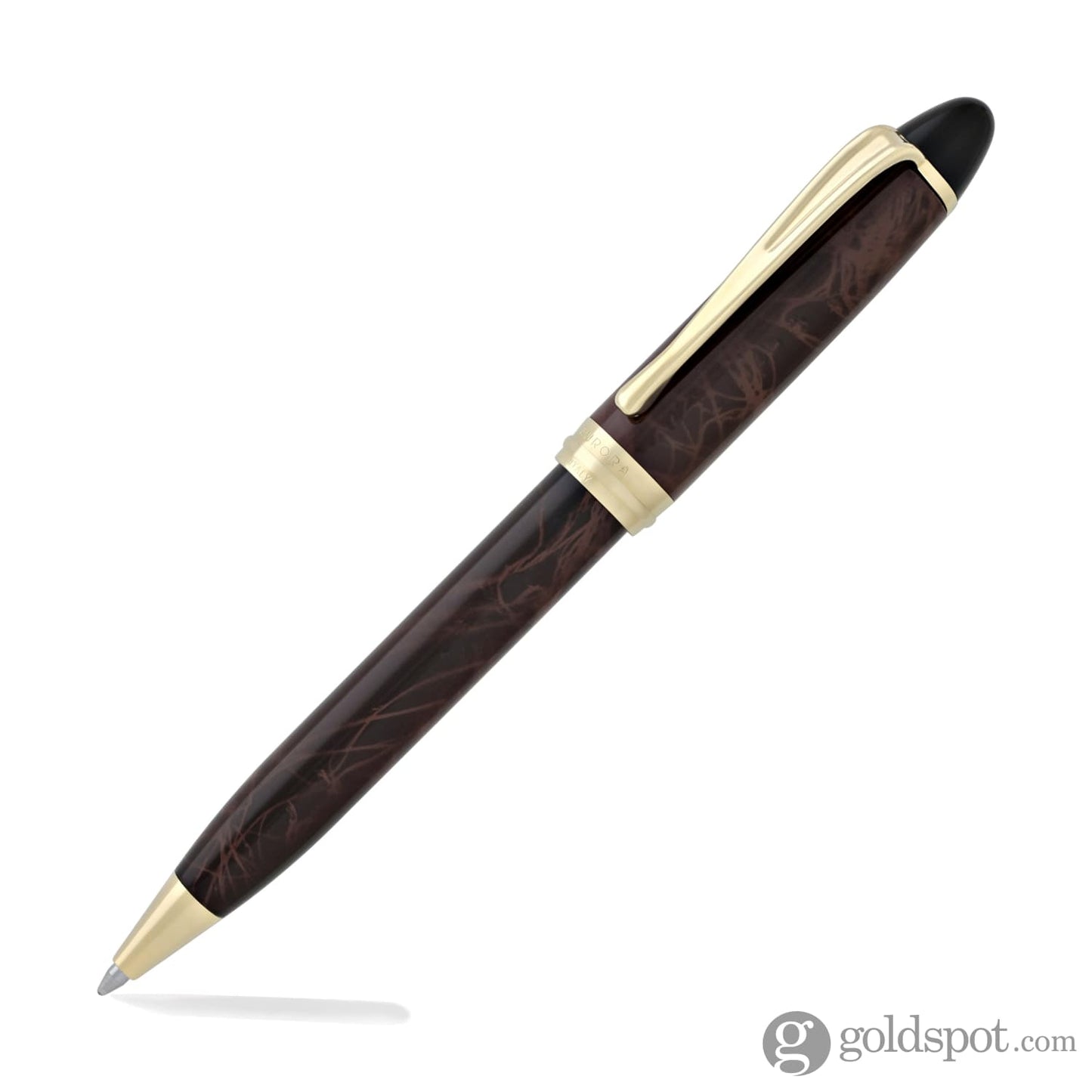 Aurora Ipsilon Lacquer Ballpoint Pen in Turtle Ballpoint Pen