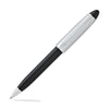Aurora Ipsilon Metal Ballpoint Pen in Black & Chrome Cap Satin Finish Ballpoint Pen