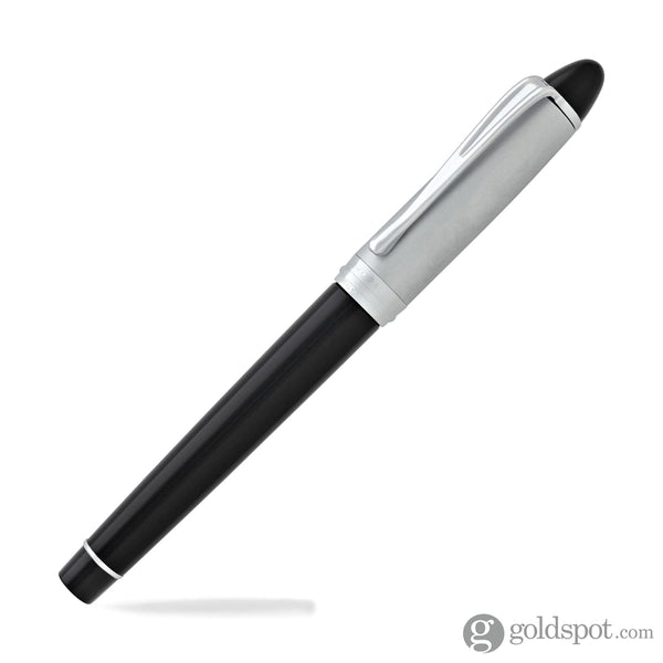 Aurora Ipsilon Metal Rollerball Pen in Black & Chrome Rollerball Pen