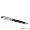 Aurora Ipsilon Quadra Ballpoint Pen in Black & Sterling Silver Cap Ballpoint Pen