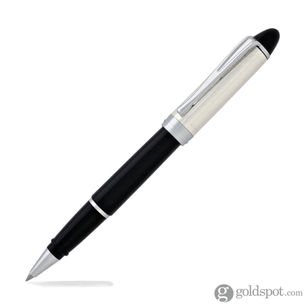 Aurora Ipsilon Quadra Rollerball Pen in Black & Silver Rollerball Pen