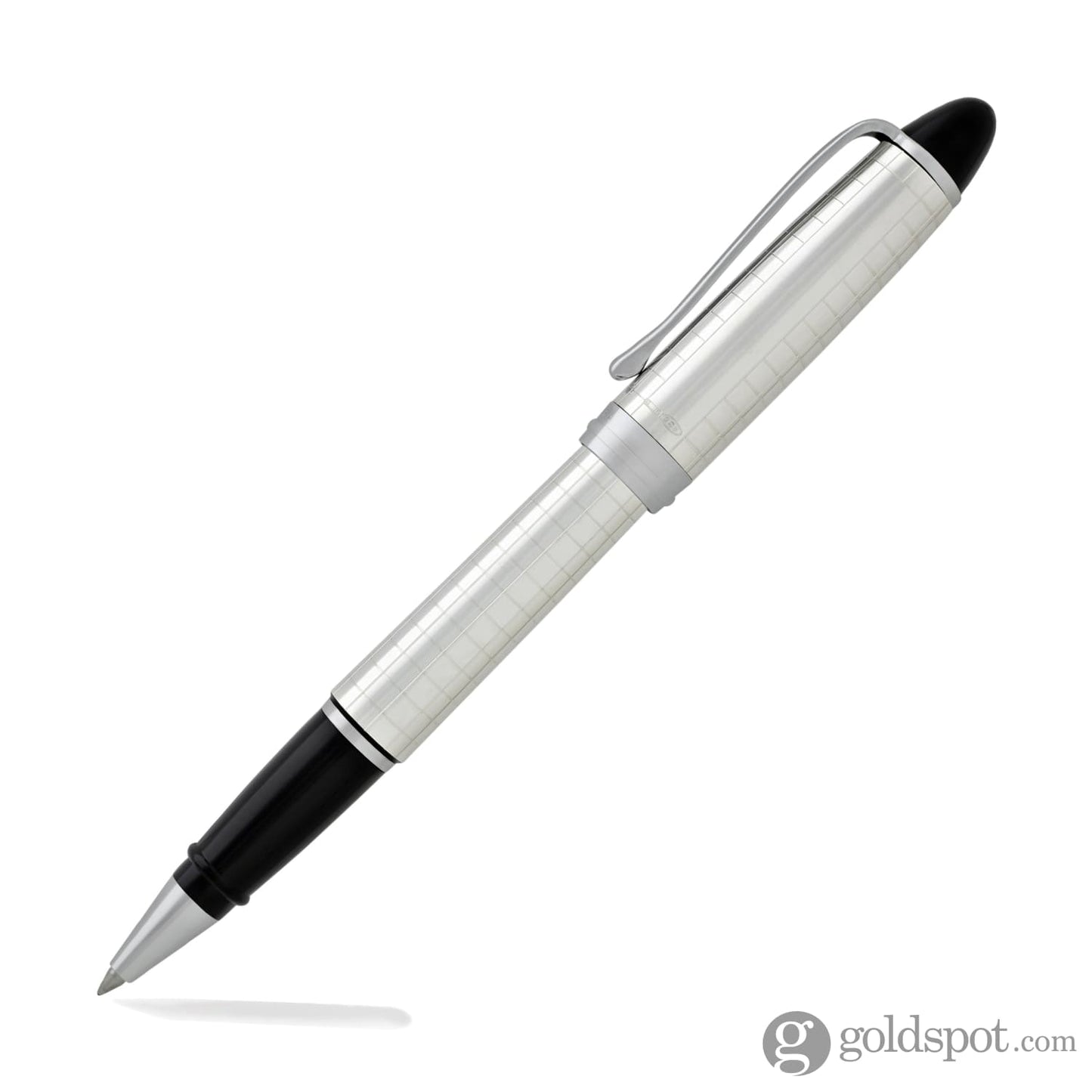 Aurora Ipsilon Quadra Rollerball Pen in Silver Pattern Rollerball Pen