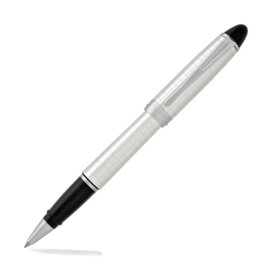 Aurora Ipsilon Quadra Rollerball Pen in Silver Pattern