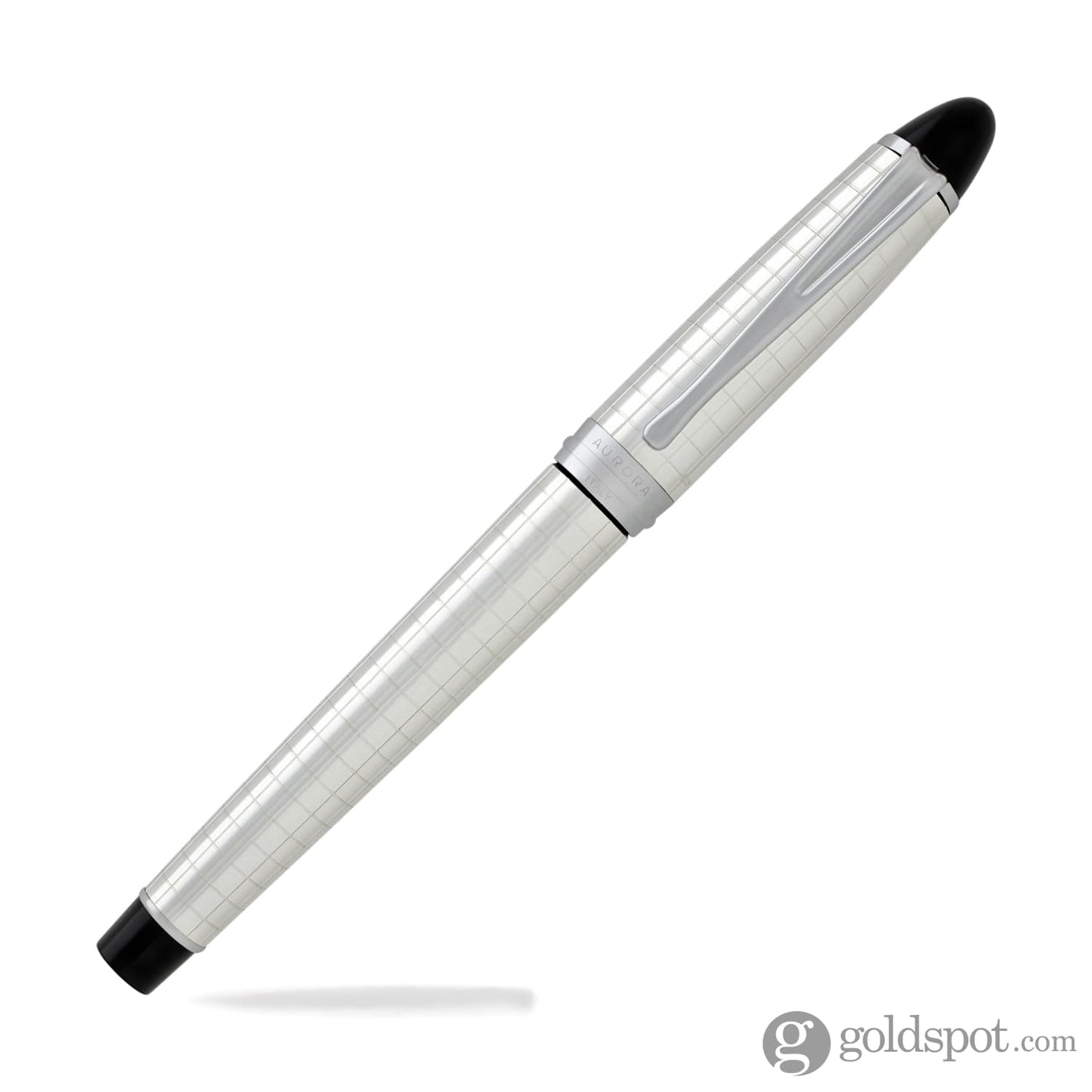 Aurora Ipsilon Quadra Rollerball Pen in Silver Pattern Rollerball Pen