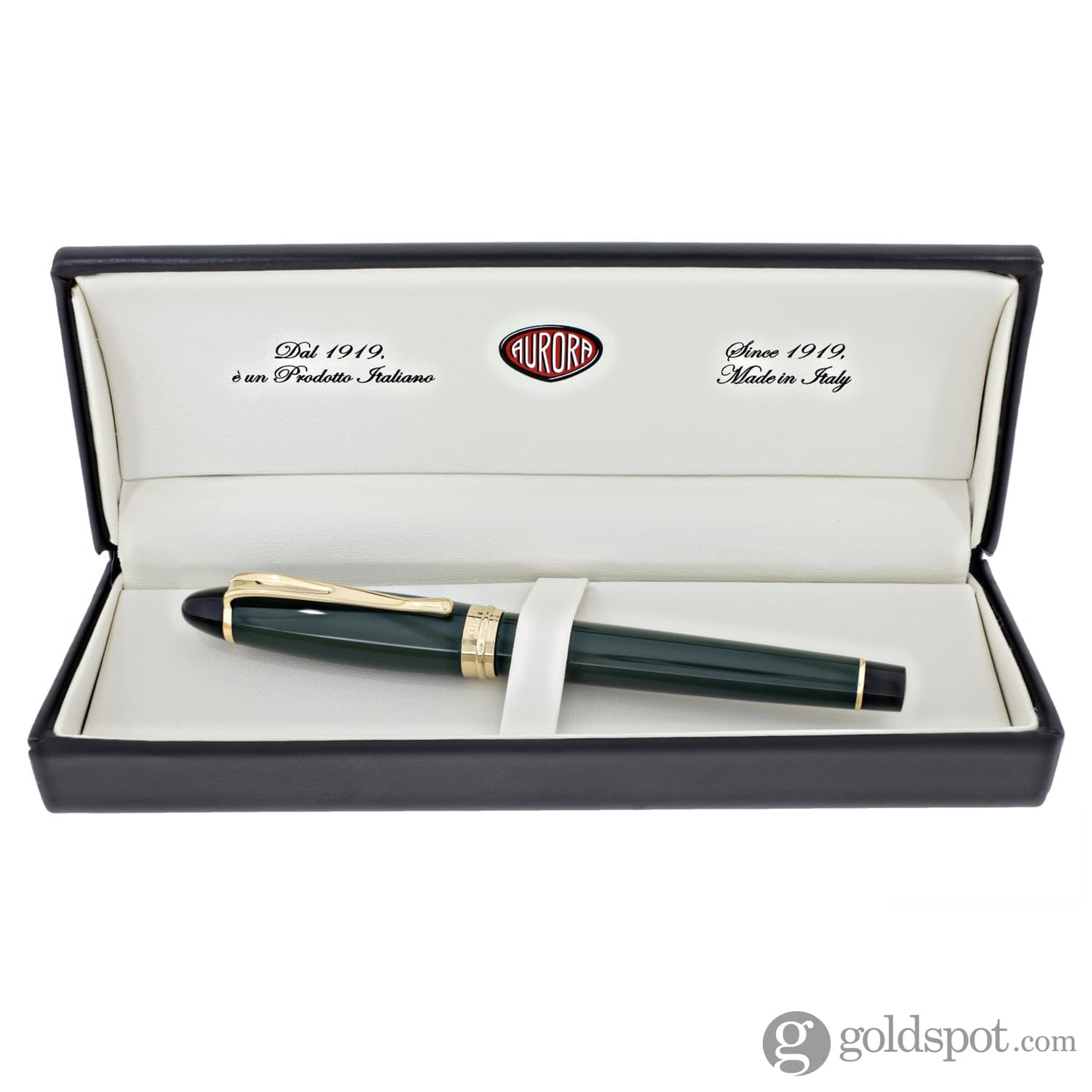 Aurora Ipsilon Resin Fountain Pen in Green Fountain Pen