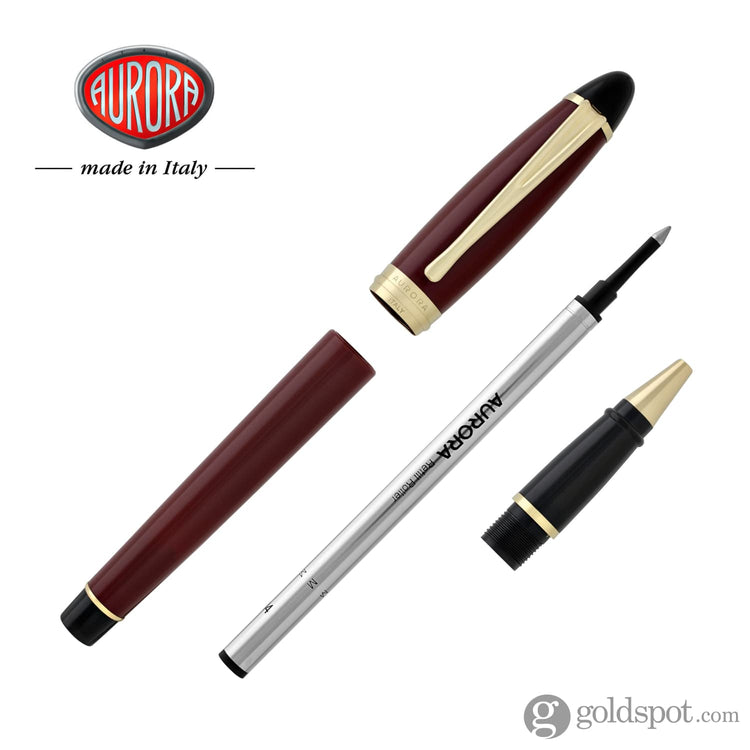Aurora Ipsilon Rollerball Pen in Bordeaux Rollerball Pen