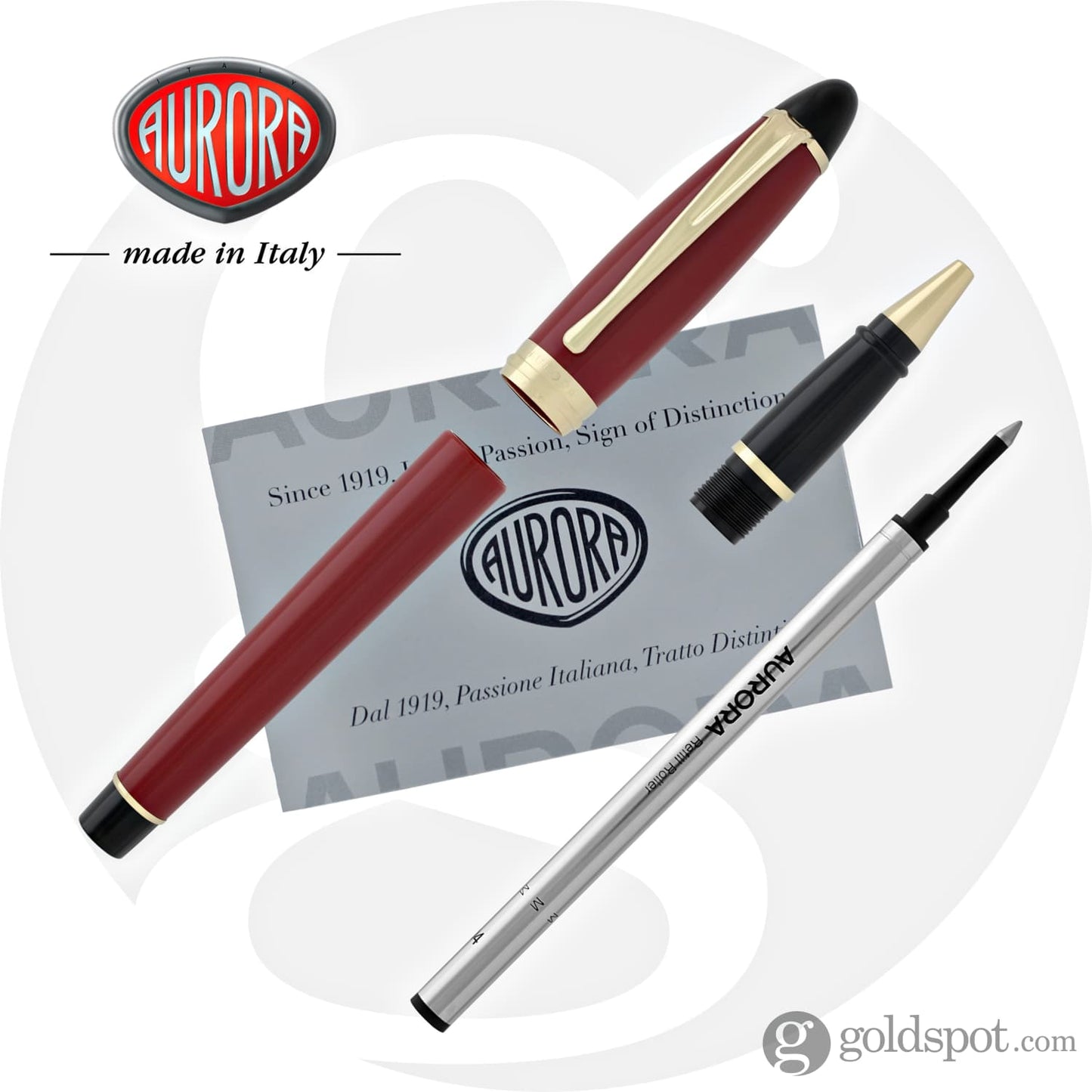 Aurora Ipsilon Rollerball Pen in Red Rollerball Pen