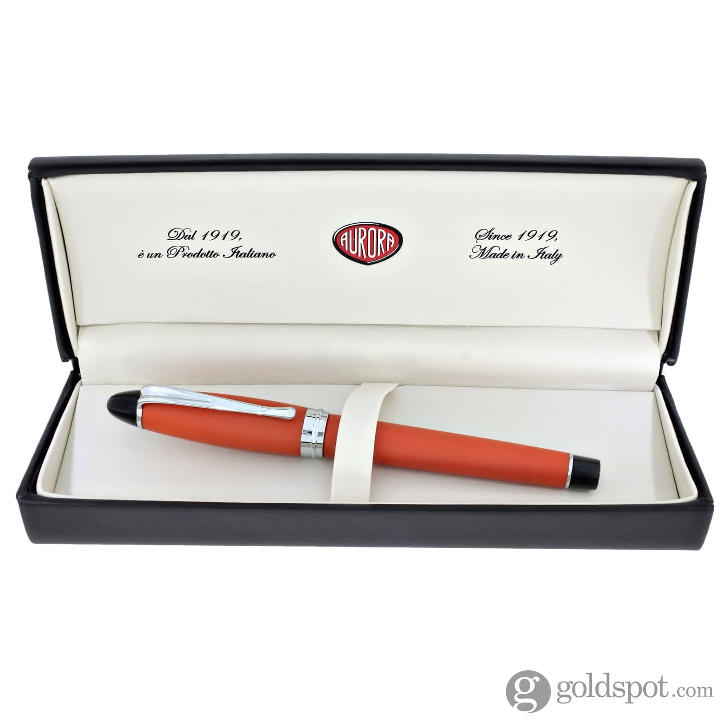 Aurora Ipsilon Satin Fountain Pen in Orange Fountain Pen