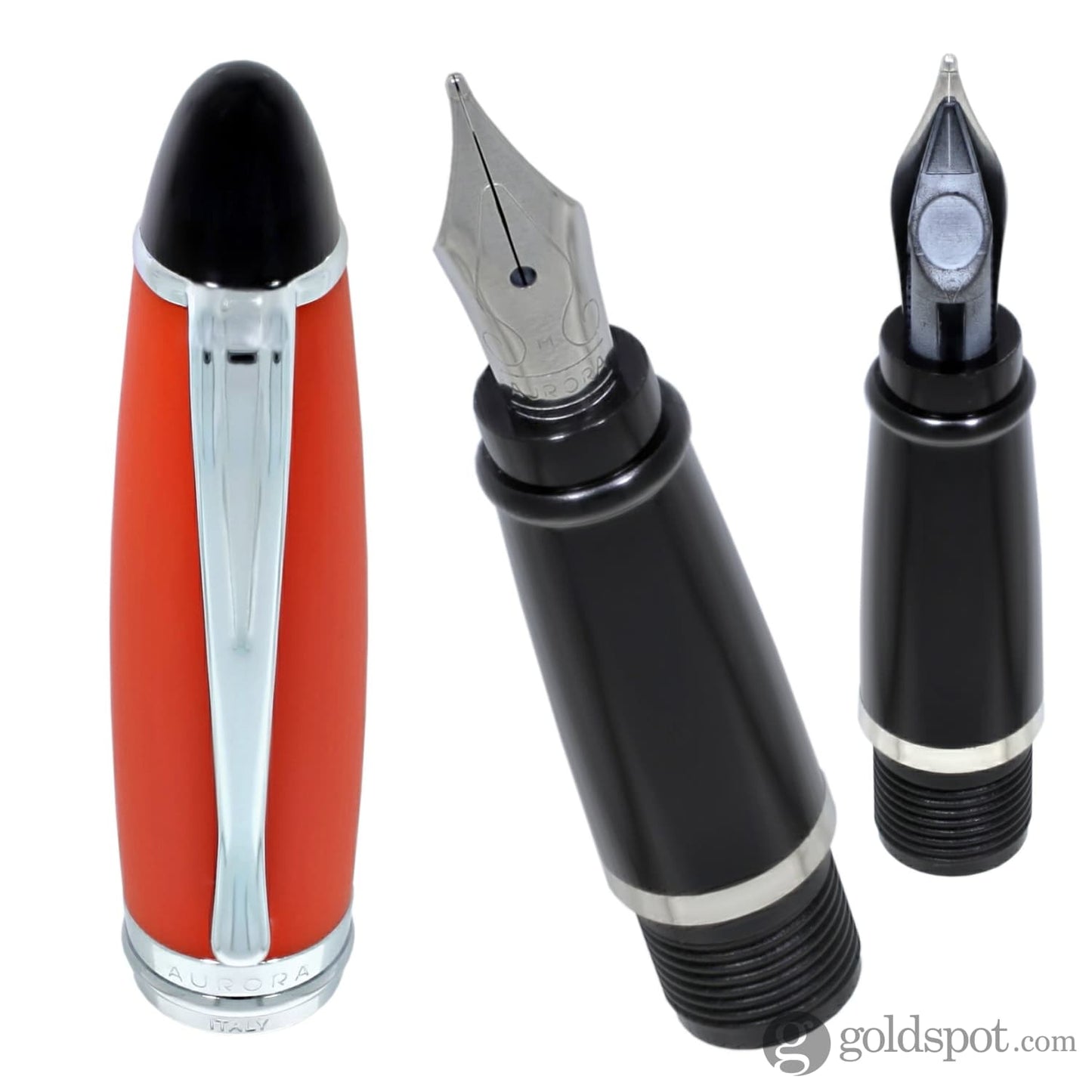 Aurora Ipsilon Satin Fountain Pen in Orange Fountain Pen