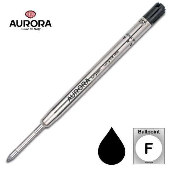 Aurora Long Life Ballpoint Pen Refill in Black