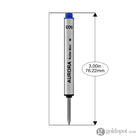 Aurora Mini Rollerball Refill in Blue - Medium Point Rollerball Refill