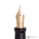 Aurora Optima Fountain Pen in Black - 14K Gold Extra Fine Point Fountain Pen