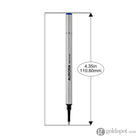 Aurora Rollerball Refills in Blue - Medium Point Rollerball Refill