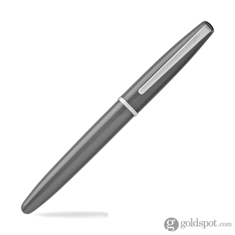 Aurora Style Lacquer Fountain Pen in Shiny Gun-Metal Fountain Pen