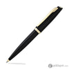 Aurora Style Resin Ballpoint Pen in Black with Gold Trim Ballpoint Pen