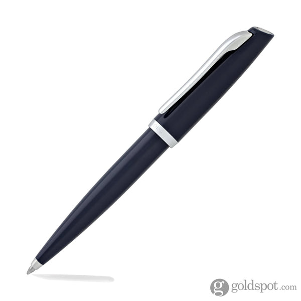 Aurora Style Resin Ballpoint Pen in Blue with Chrome Trim Ballpoint Pen