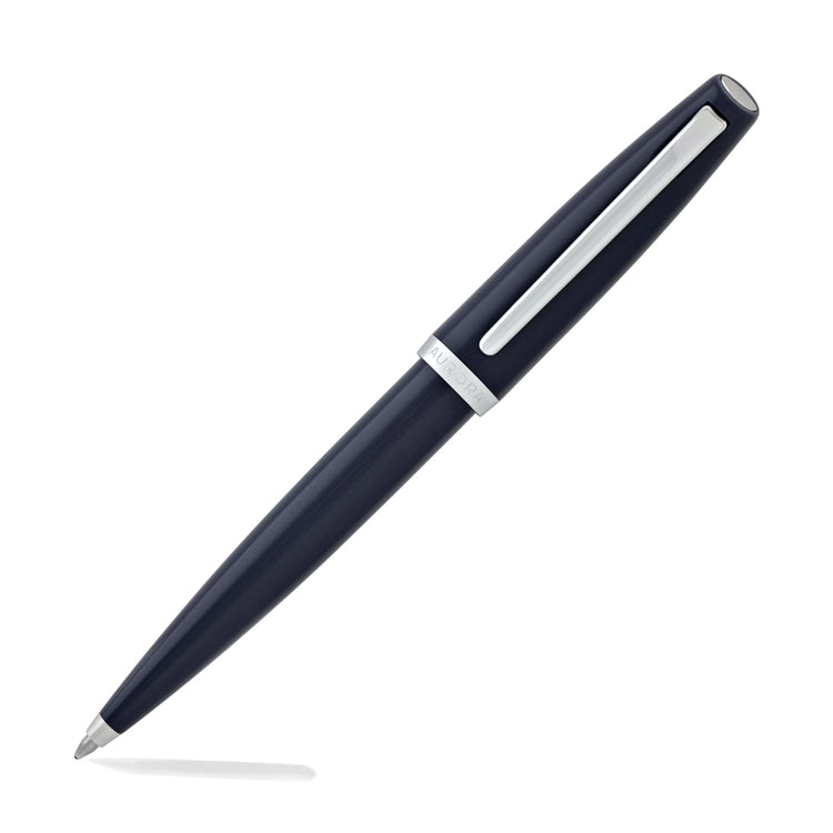 Aurora Style Resin Ballpoint Pen in Blue with Chrome Trim Ballpoint Pen
