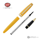 Aurora Style Resin Rollerball Pen in Mustard Rollerball Pen