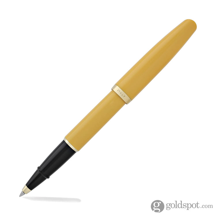 Aurora Style Resin Rollerball Pen in Mustard Rollerball Pen