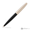 Aurora Style Satin Ballpoint Pen in Black Resin with Rose Gold Cap Ballpoint Pen