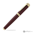 Aurora Talentum Classic Fountain Pen in Burgundy with Gold Trim - 14K Gold Fine Point Fountain Pen