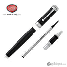 Aurora Talentum Classic Rollerball Pen in Black with Chrome Trim Rollerball Pen
