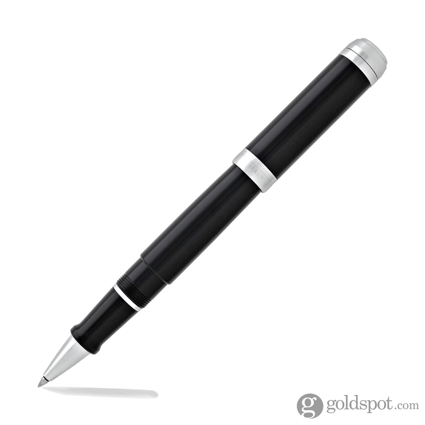 Aurora Talentum Classic Rollerball Pen in Black with Chrome Trim Rollerball Pen