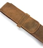 Girologio Single Pen Case in Saddle Tan Cases