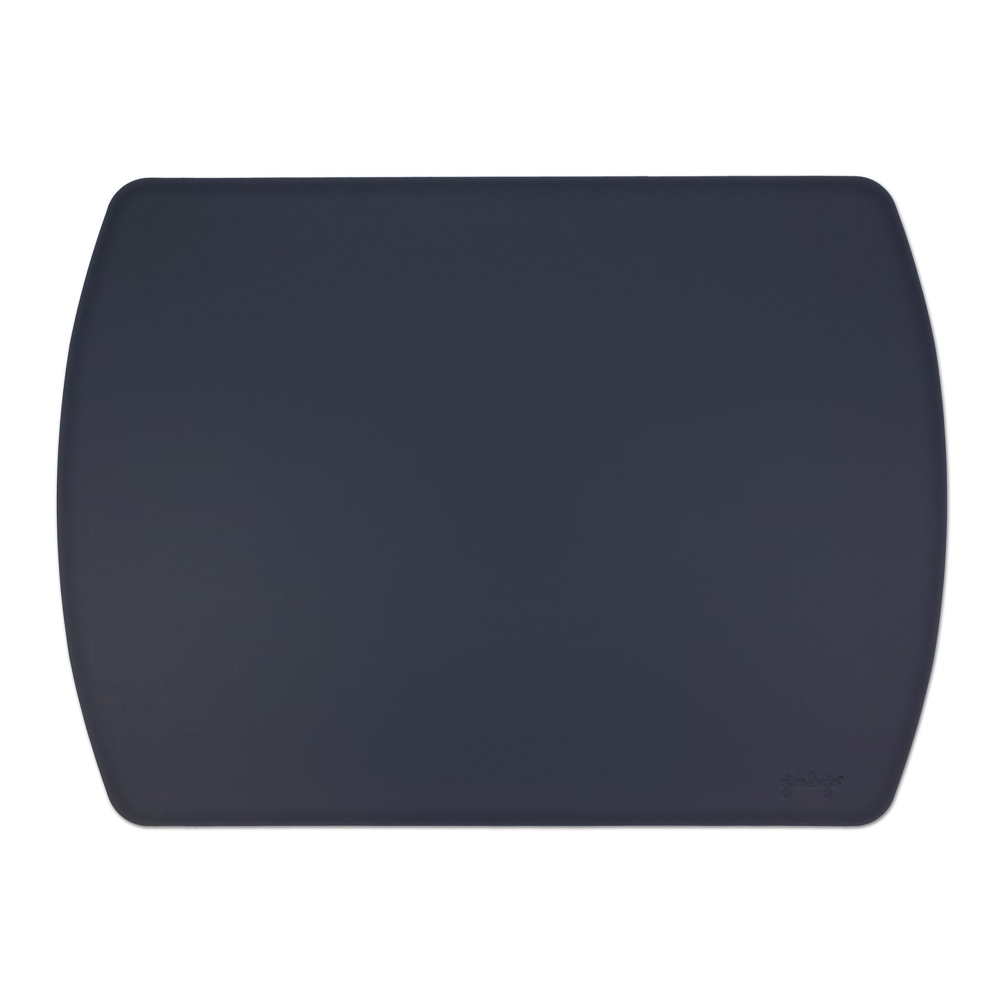 Girologio Repurposed Leather Writing Mat in Navy Accessories