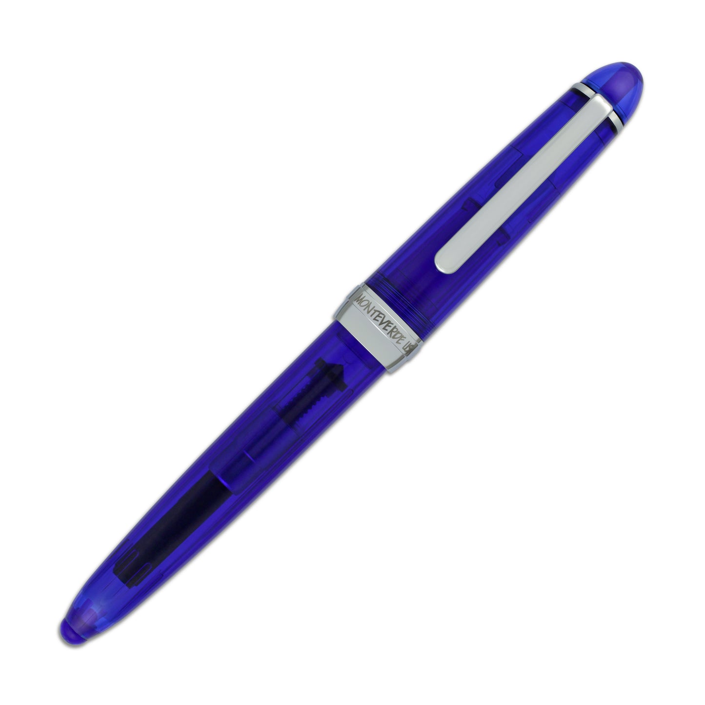 Monteverde Monza Fountain Pen in Blue - Fine Medium and Omniflex Nibs Pack of 3