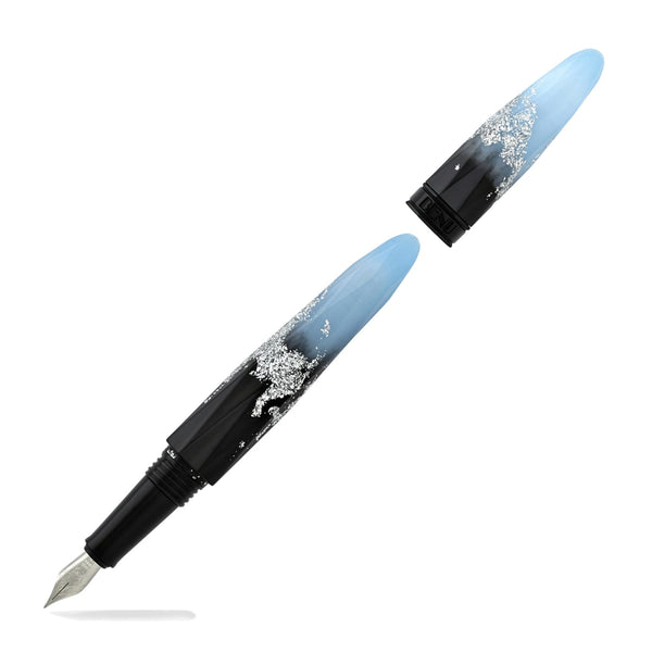 Benu Briolette Fountain Pen in Luminous Blue Fountain Pen