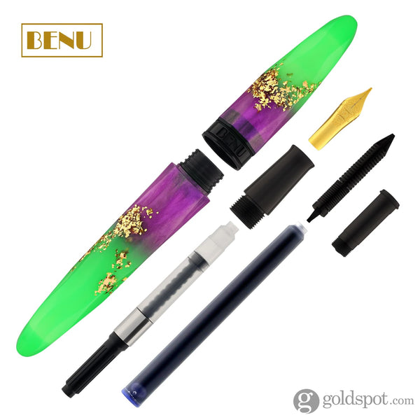 Benu Briolette Fountain Pen in Luminous Neon Fountain Pen