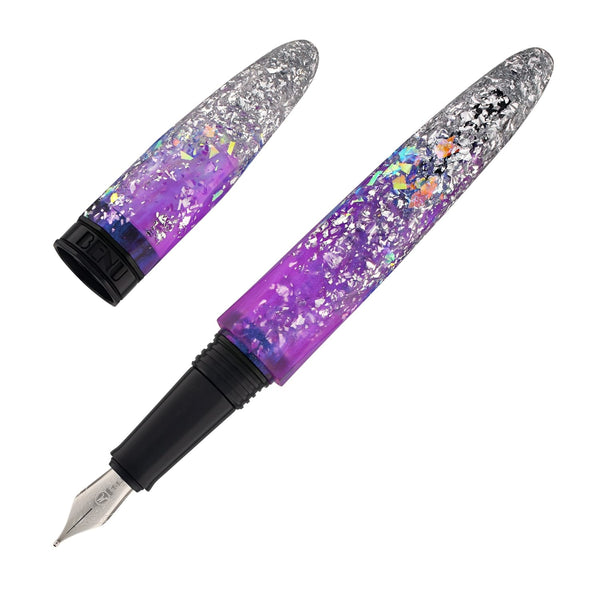 Benu Briolette Fountain Pen in Magenta Frost Fountain Pen