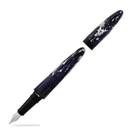Benu Briolette Fountain Pen in Milky Way