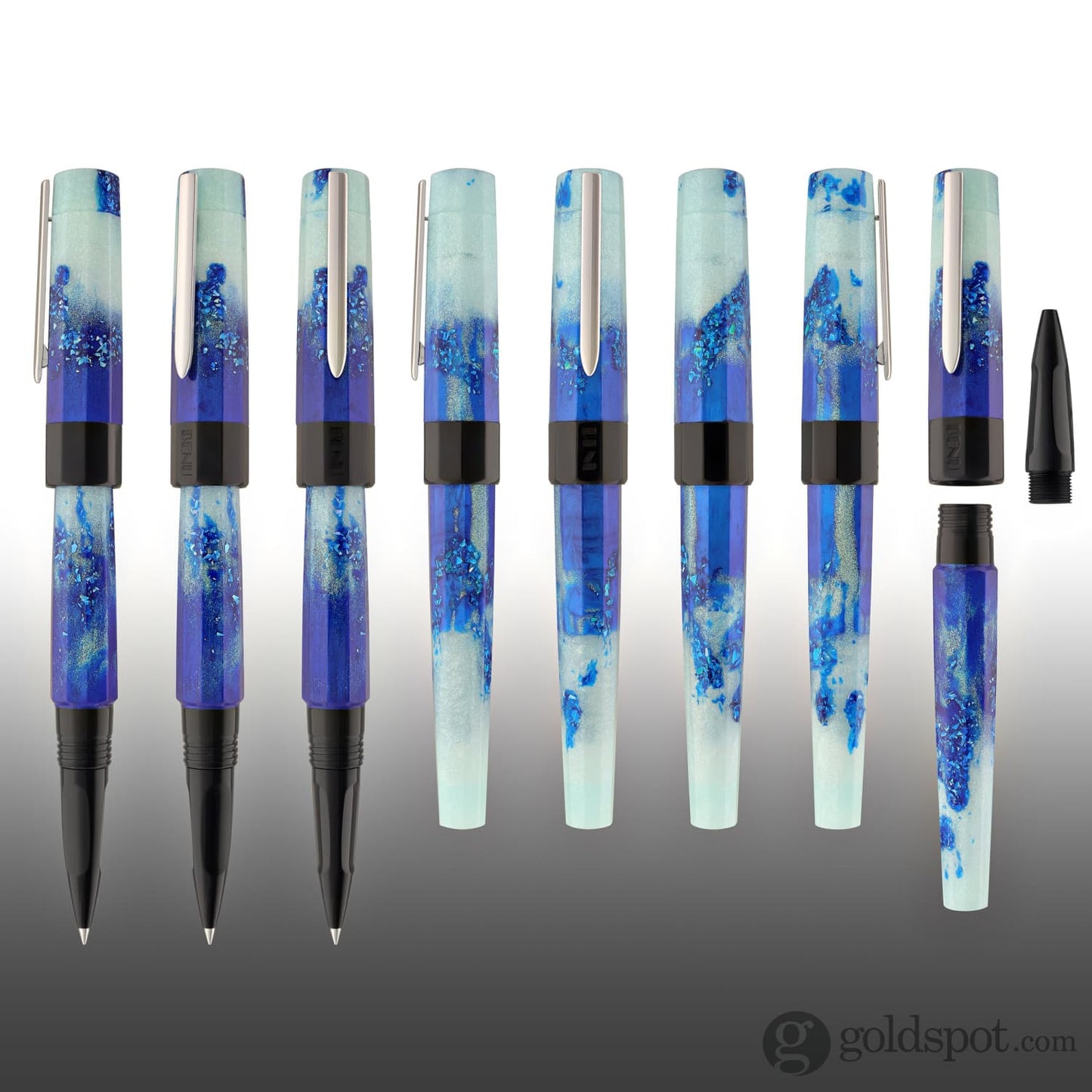 Benu Euphoria Rollerball Pen in Big Wave Rollerball Pen