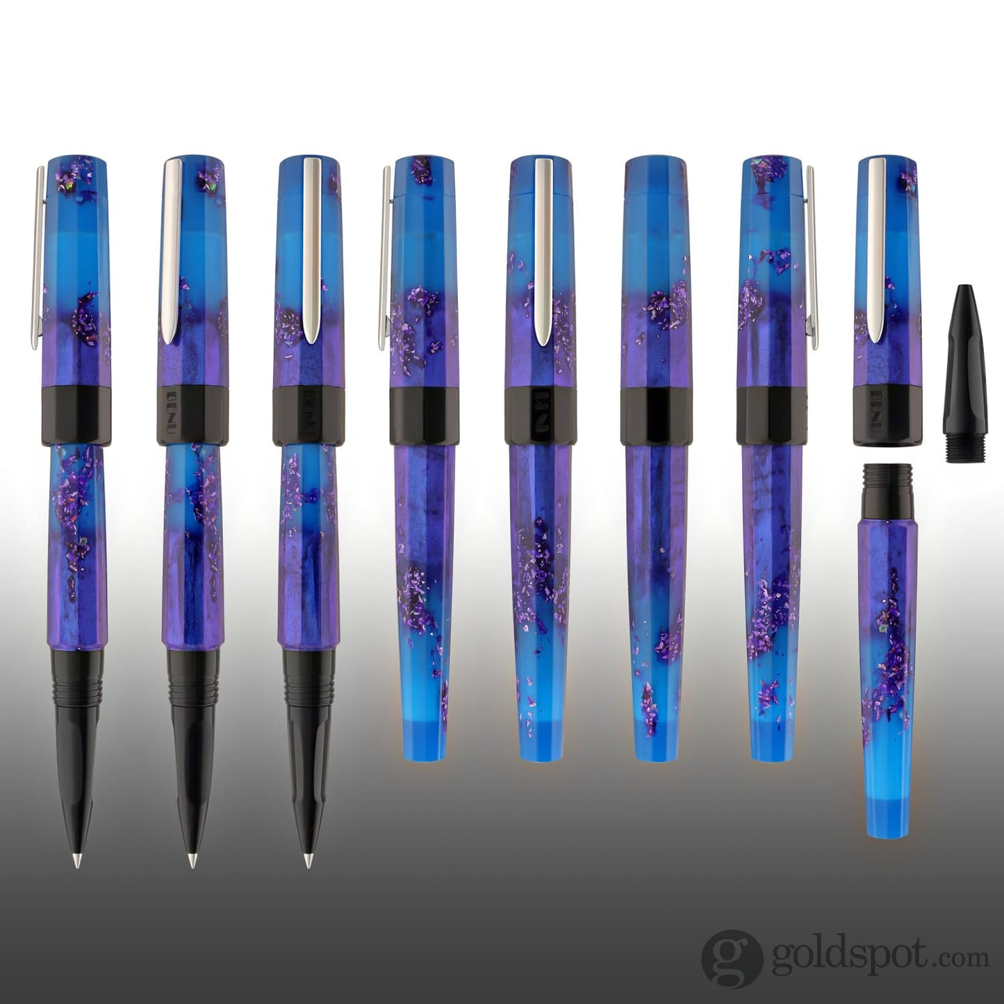Benu Euphoria Rollerball Pen in Scent of Irises (Ultramarine Blue Glow) Rollerball Pen