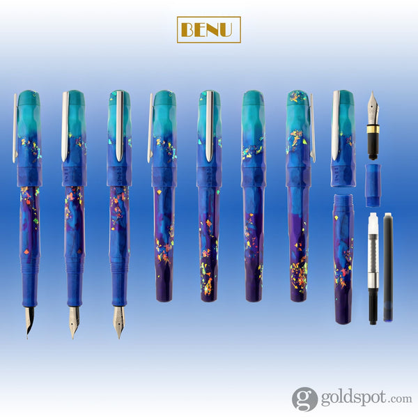 Benu Talisman Fountain Pen in Peacock Ore Fountain Pen