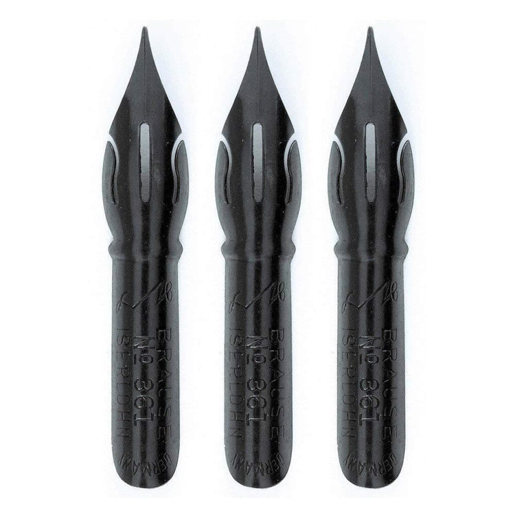 Brause Steno Nib 361 in Blue Pumpkin - Pack of 3 Fountain Pen Nibs