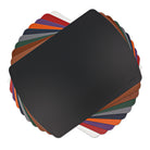 Girologio Repurposed Leather Writing Mat in Navy Accessories