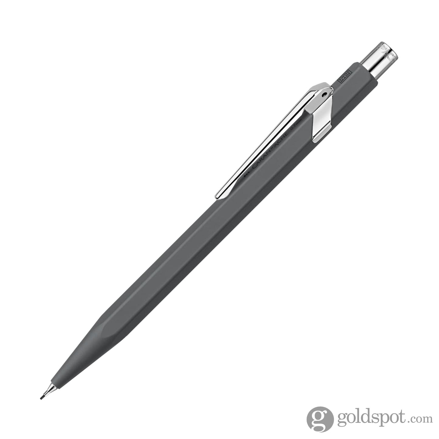 Caran d’Ache 844 Metal Collection Mechanical Pencil in Anthracite Grey - 0.7mm Mechanical Pencil