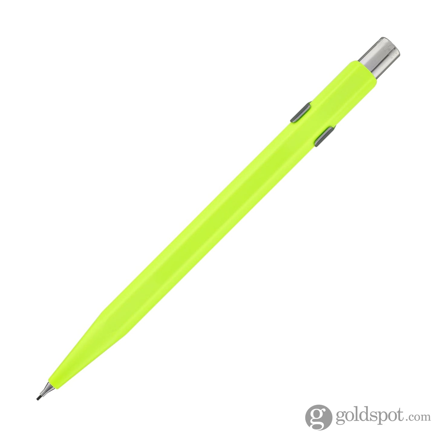 Caran d’Ache 844 Metal Collection Mechanical Pencil in Fluorescent Yellow - 0.7mm Mechanical Pencil