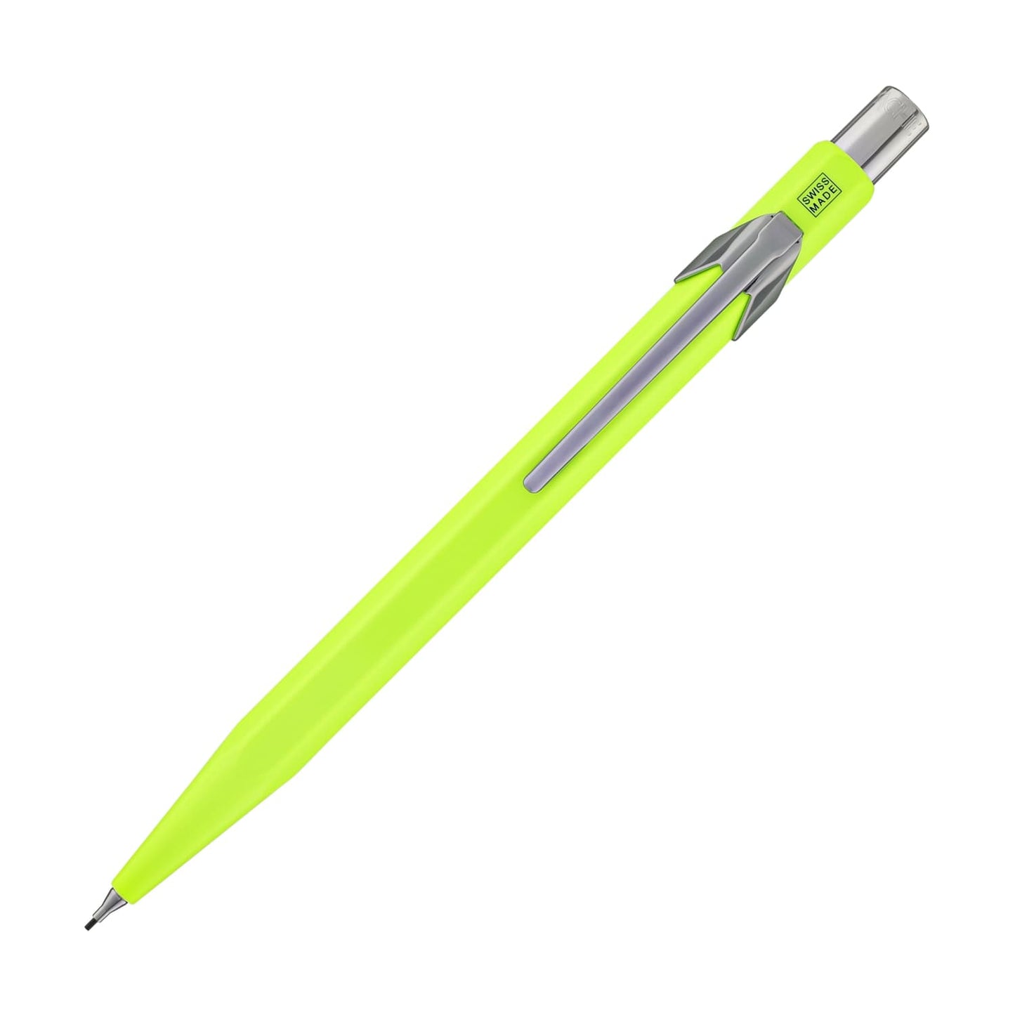 Caran d’Ache 844 Metal Collection Mechanical Pencil in Fluorescent Yellow - 0.7mm Mechanical Pencil