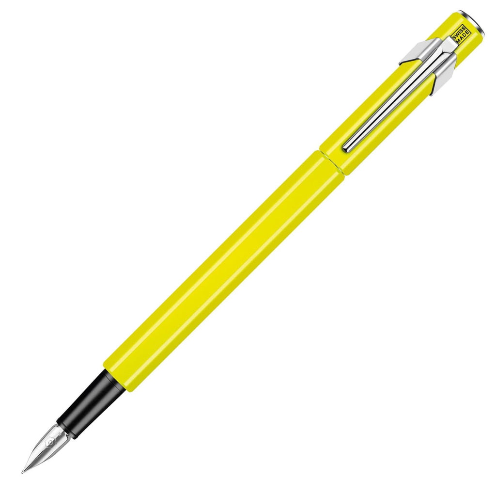Caran d’Ache 849 Fountain Pen in Fluorescent Yellow Fountain Pen