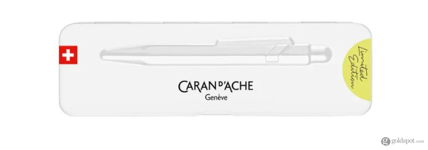 Caran d’Ache Limited Edition Collection Ballpoint Pen in Fluorescent Yellow Pastel Ballpoint Pen