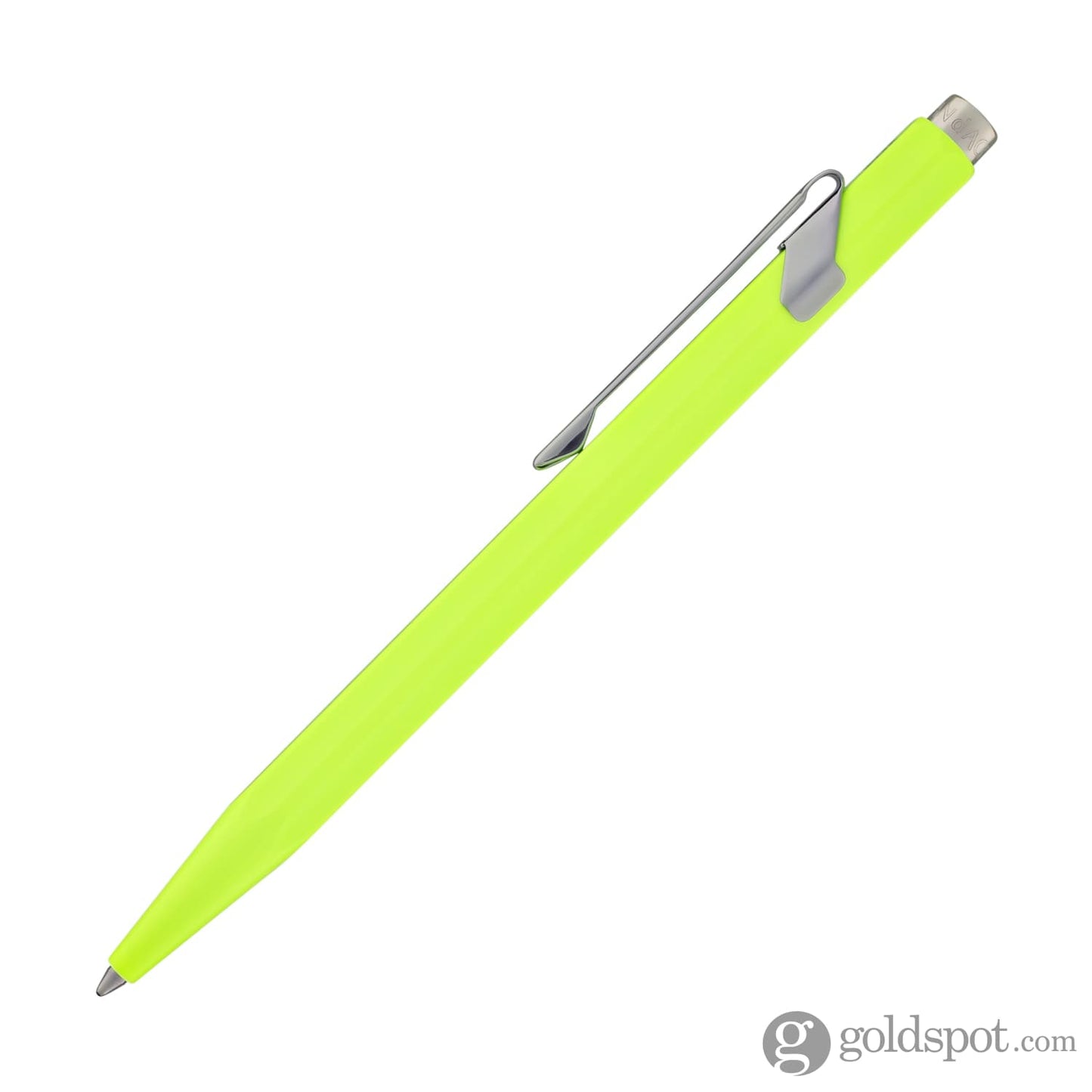 Caran d’Ache 849 Metal Collection Ballpoint Pen in Fluorescent Yellow Ballpoint Pen
