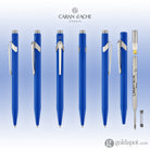 Caran d’Ache 849 Metal Collection Ballpoint Pen in Blue Ballpoint Pen